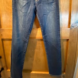 Ag medium wash skinny jeans